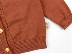 Petit Piao cardigan copper brown